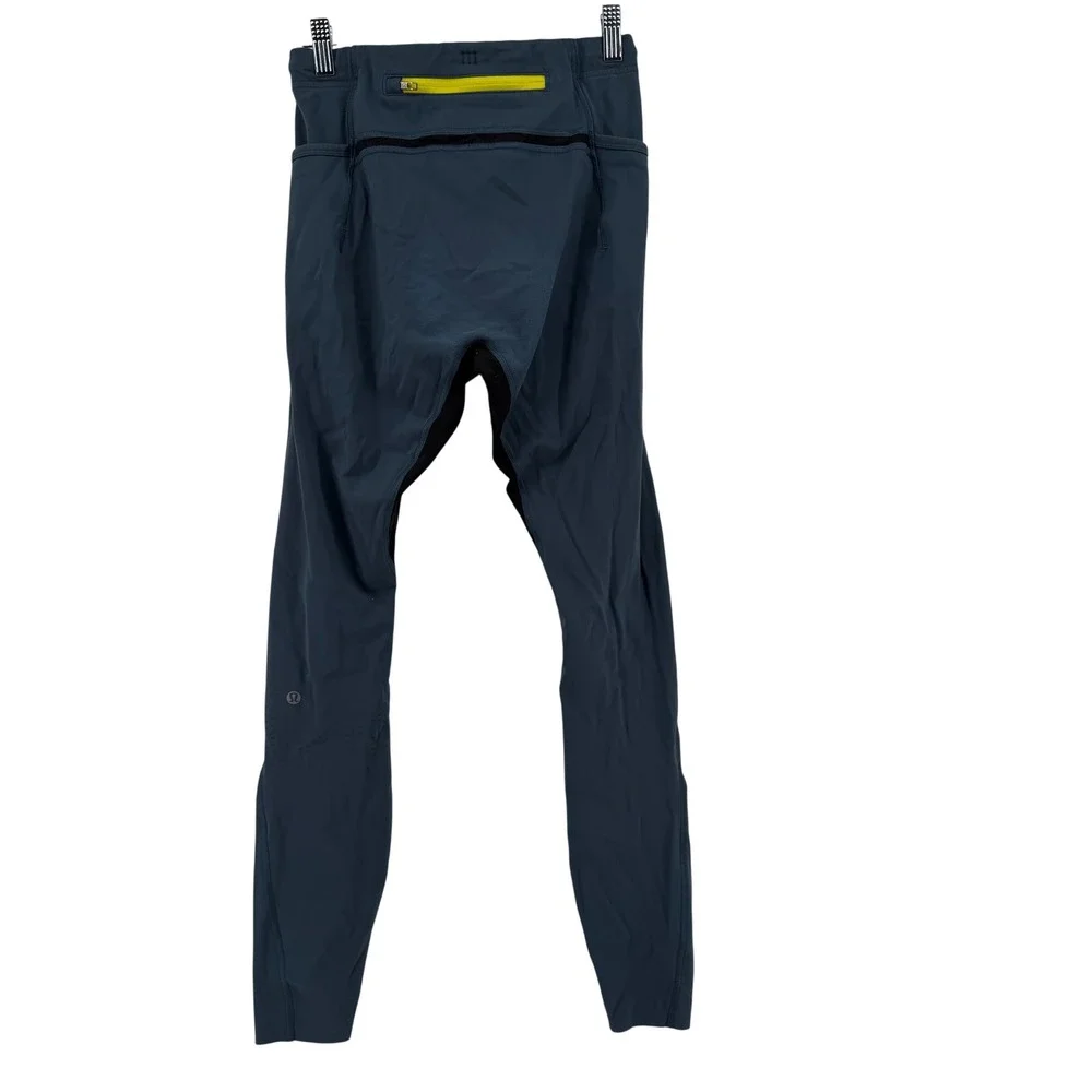 Lululemon Speed Tight Pants Reflective Detail‎ Women Medium Deep Teal Athletic